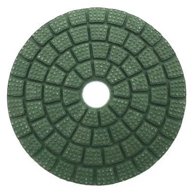 China Abrasives Dry Or Wet Stone 100mm Glass Marble Granite Use 4 Inch 125mm 5 Inch Floor Diamond Buffing Pads For Polishing Cleaner 100mm/115mm/125mm/180mm/230mm for sale