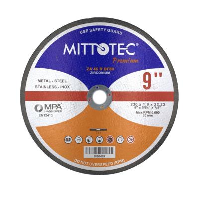 China Abrasive cutting wheel 230X1.9mm cut off wheel 9