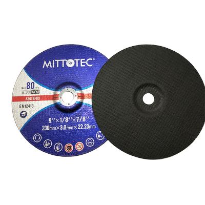 China Abrasive Metal Cutting Disc 230X3.0 Cut Off Wheel 9