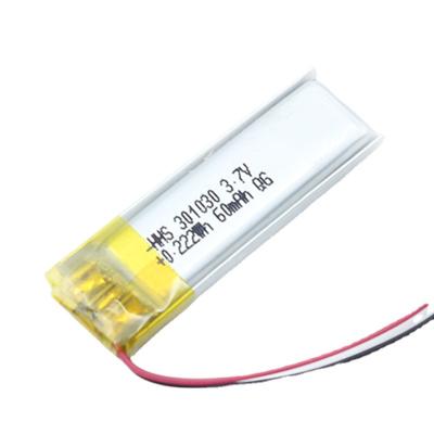 China High quality toys helmet battery 3.7V 301030 lipo 60mAh battery with PCM for sale