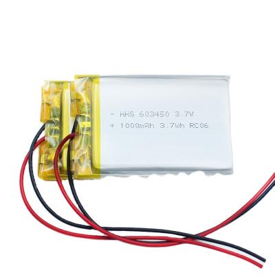 China Toys HHS 603450 3.7v-4.07wh 1100 mAh Li-ion Rechargeable Battery for sale