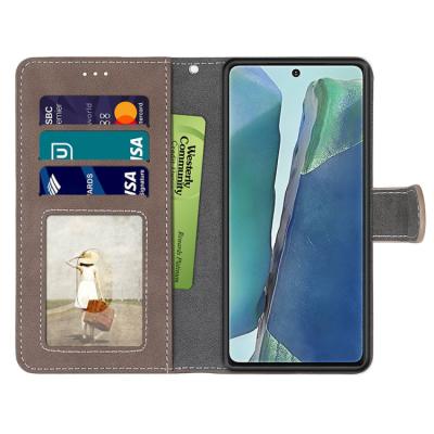 China Dust Proof For Samsung Galaxy S21 S20 S10 Plus High Quality PU Leather Flip Wallet Phone Case For Samsung Note 20 10 Case Cover for sale