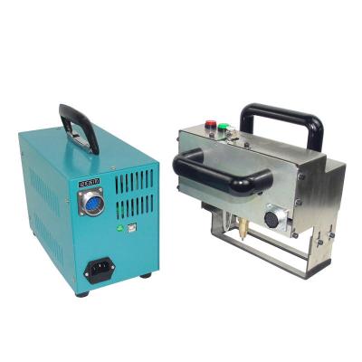 China 30*130mm Wholesales Metal Engraving Machinery Pneumatic Dot Peen Marking Machine For Gas Cylinder for sale