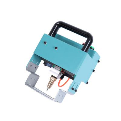 China 30*80mm Portable Steel Pin Dot Point Pin Nameplate Marking Machine Pneumatic Metal Wine QR Code Number Marking Machine for sale