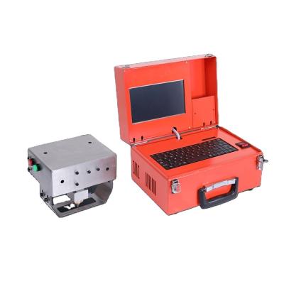 China 25*90mm factory price marking machine price 200W fiber laser marking for stainless steel plastic and metal machinery repair for sale