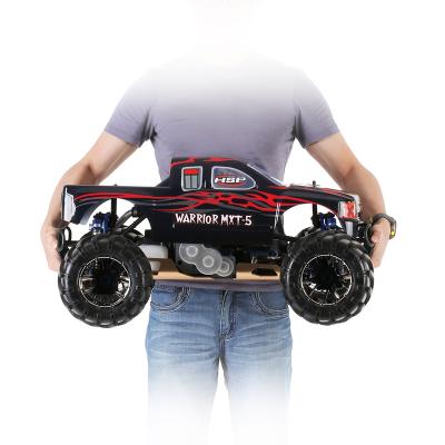 China HSP RTR Skeleton 1/5 Gas RC Car 4WD 32CC Motor Control Patrol Power Monster Truck 94050 Radio Gearbox Steel Warrior MXT-5 94050 for sale