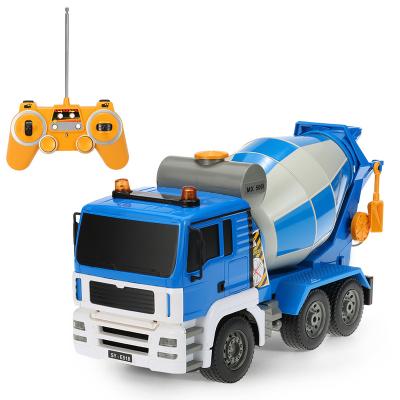 China RC Model E518-003 1/20 Scale RC Toys Cement Mixer Truck with Rotating Barrel Dump Lights and Double E Sound for sale