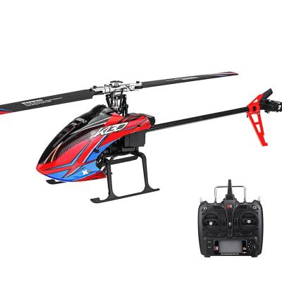 China XK K130 2.4G 6CH Remote Control Helicopter Brushless Flybarless 3D6G System Compatible with FUTABA S-FHSS K130 for sale