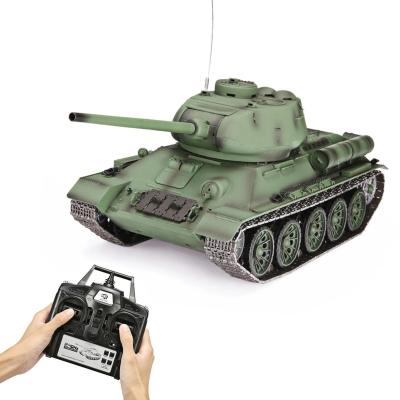 China Henglong 6.0 Pro 3909-1 T-34 1/16 RC Model RC Henglong 6.0 Rotating Tank RTR 2.4G 320-Degree Turret Pop Army t34-85 Smoke and Soviet Union Version for sale