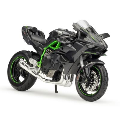 China Toy 1/12 Scale Toy Ninja H2 R Diecast Motorcycle Racing Diecast Motorcycle Motor Bicycle Collection Model Toys For Children for sale