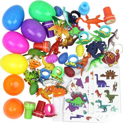 China Dinosaur Party Plastic Bag Toys Fillers Birthday Pinata Toy Assortment Prizes For Kids Gifts 48 Pcs/Bag for sale