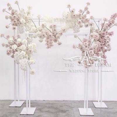 China New White Decor Panel BD-IR042 Backdrop Stand Frame For Event / Shop Flower Backdrop Decoration The Fondo Flore From The A Dream Wedding for sale