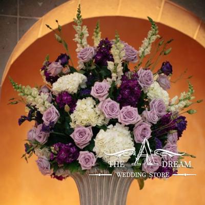 China Flower Arrange TAD-FLB037 Customized Artificial Flower Ball For Wedding Decoration / Boda From The Flora A Shop The Wedding Dream for sale