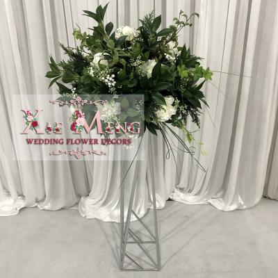 China Flower Centerpiece Greenery Wedding Flower Table Centerpiece Yiwu Flower Factory Centro Flore Boda XieMeng Wedding Flower Backdrops TAD-CEN-FL056 for sale