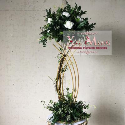 China Table Decor TAD-CEN-FL018 Green Wedding Flower Tree Centerpiece Decoration Flore Centro The A XieMeng Dream Flower Store/Wedding Decor for sale