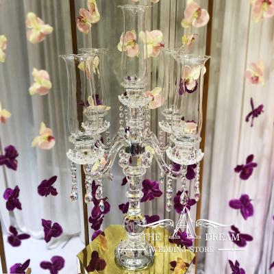 China Wedding Centerpiece 001 Stunning Wedding Centerpiece For Wedding Banquet Crystal Candelabra Table Centerpiece For A Dream Wedding Store for sale