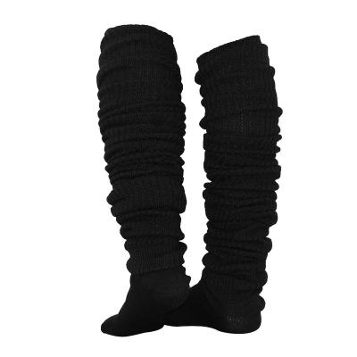 China QUICK DRY long slouch socks for girls winter color cotton thick crew women women slouch socks for sale