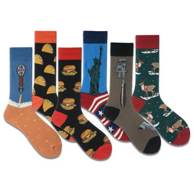 China 2021 QUICK DRY High Custom OEM Logo Printing Cartoon Designer Socks No MOQ for sale