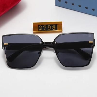 China 2022 fashion trend color tide brand sunglasses women's new fashion sunglasses men's sunglasses beautiful and handsome GUC2798 for sale