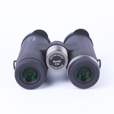 China Hot Selling BAK4 FMC ED Optical Telescope 8x42 Nitrogen Filled Waterproof Binoculars For Hunting 141x128x52mm for sale