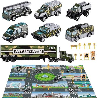 China 2022 Hot Diecast Toy Amazon Toy Car Diecast Toyset Police Car Model Children's Car Toy for sale