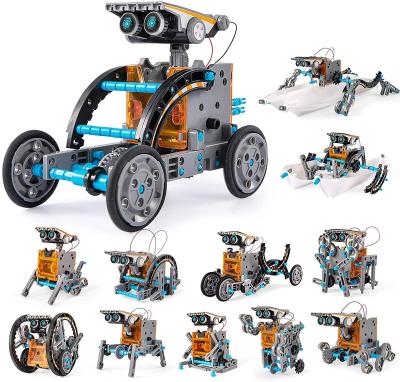 China Plastic Solar Robot Children's Toys Kit De Toys Assemblable Amazon Puzzle Set for sale