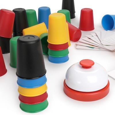 China Child's Play Super Diy Competitive Fast Stacked Cup Game for sale