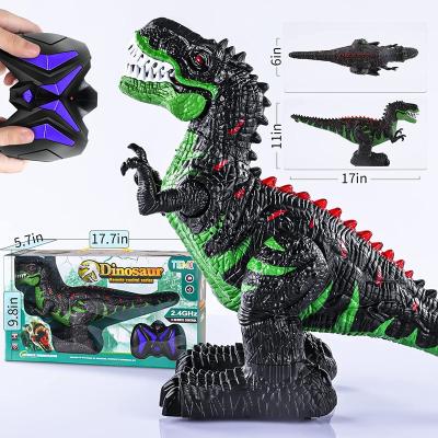 China Remote control toy kids rc dinosaur toy plastic animal kids interactive remote radio control other toys for sale