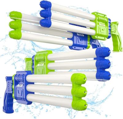 China Toy Squirt Water Guns Electronic with 3 Firing Nozzles, Water Gun for Outdoor Activities, Pool Toys for Kids and Adults for sale