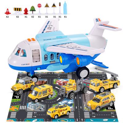 China Wholesale Toy Airplanes Toy Transport Aircraft Small Car Toy Die-Casting Model for sale