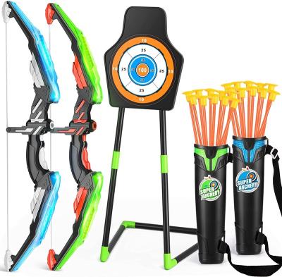 China Amazon Best Seller Plastic Archery Shooting Game Toy For Boy Outdoor Children Interactive Other Toys 988-676A1 for sale