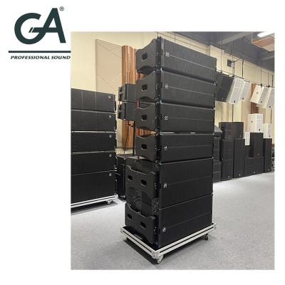 China Professional club sound system active passive dual line array speaker crusade concert stadium sound equipment 10 inch amplifiers for sale