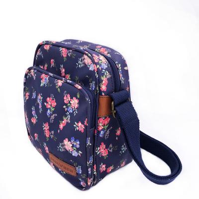 China New Fashion Hot Selling Elegant Famous Brand Women Cross - Body Shoulder Bags Handbag Flower Digital Printing Custom Logo for sale