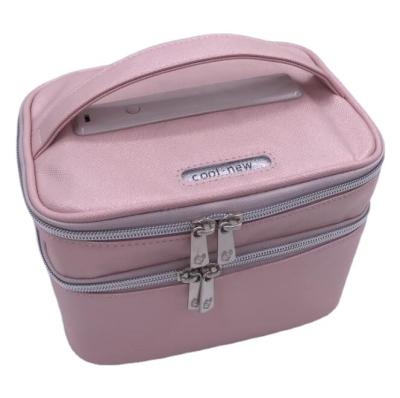 China Hot Fashion Products Promotion Makeup Luggage, Bags And Case Professional Beauty Makeup Tools Storage Box With Zipper for sale