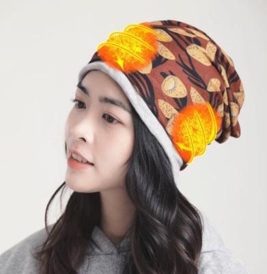 China The People's Winter Hat Beanie Hat Outdoor Fashion Printed Hat Multi Color Custom Logo for sale