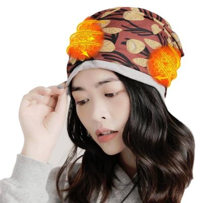 China JOINT Hot Sales Wholesale Custom Pattern Print Cotton Hats With Logo Electric Passionate Beanie Hats For Women Men Winter Spring for sale