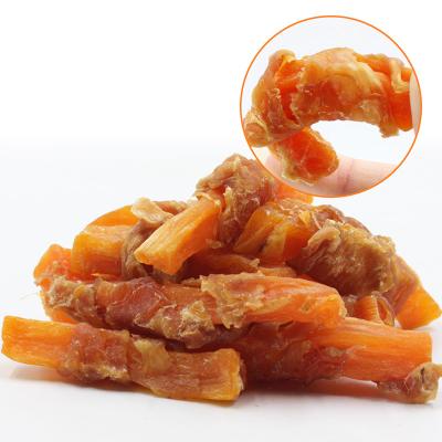 China Sustainable Hot Sale Wholesale Dried Dog Snacks Chicken Pet Food Jerky Dog Treats for sale