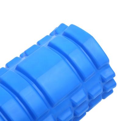 China Factory Style Custom Hollow Massage EVA Yoga Roller Eva Fabric Massage Yoga Foam Roller Eco-friendly New For Exercise for sale