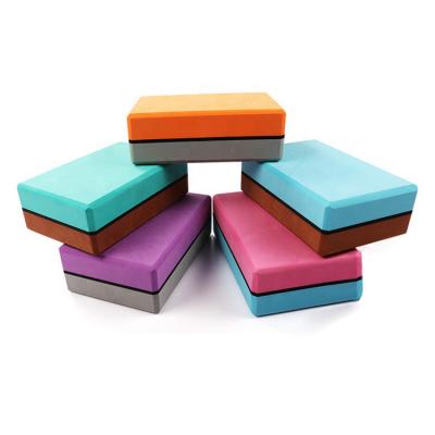 China Eco-Friendly Yoga Block Custom Logo EVA Wholesale Hot Selling Eco Friendly OEM Customized Color Accept Weight Material Size for sale