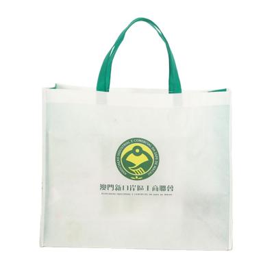 China New Custom Non Woven Reusable Bag Eco-friendly Carry Shopping Tote Non Woven Bag Logo Printed Promotional Black Pp for sale