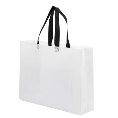 China New Custom Logo Printed Promotional Non Woven Bag Reusable Shopping Handled Tote Non Woven Bag for sale