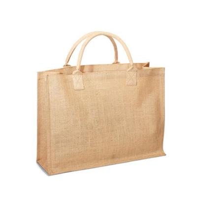 China Folding Customize Promotional Reusable Eco Friendly Shopping Jute Bag Packaging For Cocoa for sale