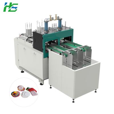 Cina High Quality Disposable Hotels Double Station Automatic Paper Plate Making Machine Price in vendita