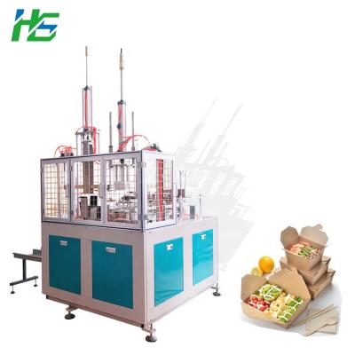 China Hotels Lunch Box Making Machine Semi Automatic Paper Food Paper Te koop