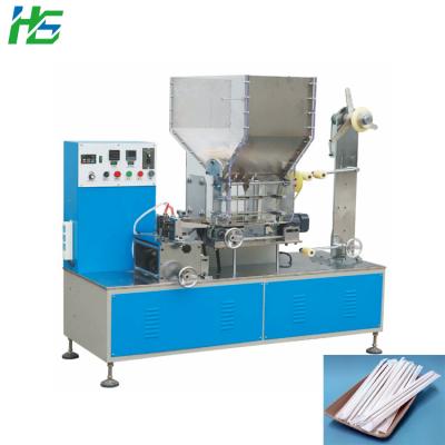 China Full Servo Straw Packaging Machine Single Sheet Paper High Speed ​​Straw Packaging Food Machine Te koop