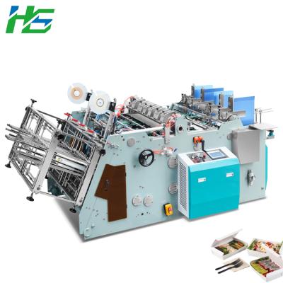 China Production of biodegradable paper lunch box making machine, disposable paper bento lunch box machine Te koop