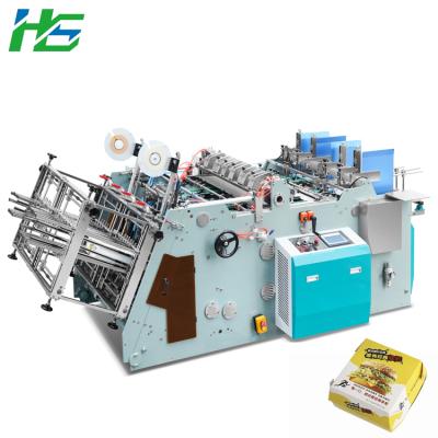 China Producing Micro Cardboard Box Machine Lunch Box Paper Machine Take Out Box Make Machine Te koop