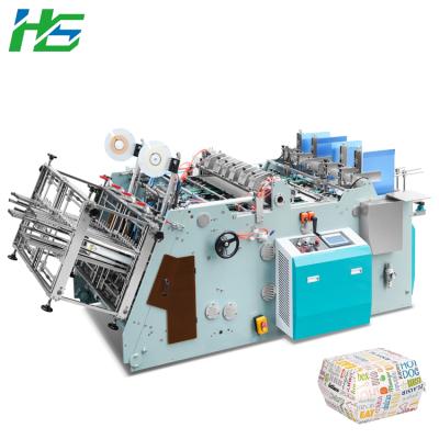 China Production of Lunch Burger Pizza Box Making Machine Carton Box High Quality Paper Packing Machine for sale