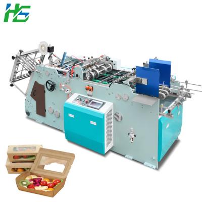 Cina food & Beverage Factory Plant Pizza Take Out Food Hamburger Box Salad Box Forming Machine in vendita