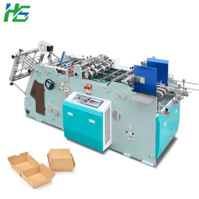 Κίνα food & Beverage factory high-speed and stable three-servo automatic three-dimensional carton forming machine Hamburg box French fries box machine προς πώληση